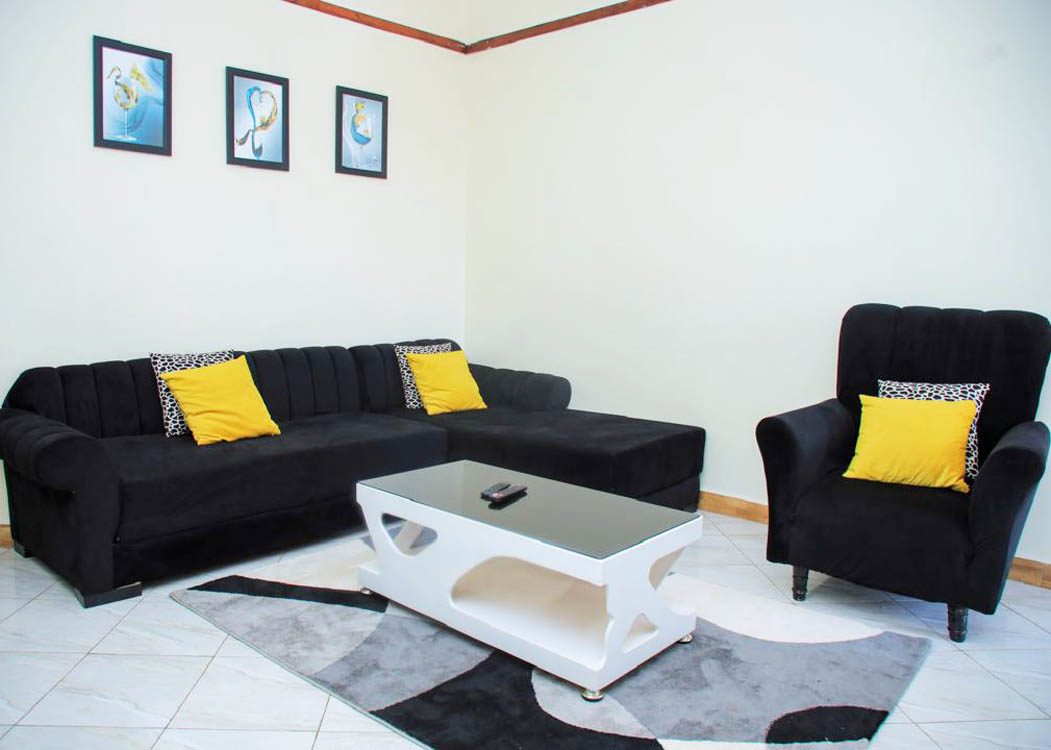 Accommodation Services Kampala Uganda. Furnished Apartments Uganda. Airbnb Apartment for Rent Najjera Uganda. Short Stay And Longer Stay Airbnb Services, Airbnb Apartment Vacation Rentals. Jay Home Furnished Apartment Najjera, Kampala Uganda. Airbnb Accommodation Services, 1 Bedroom Apartment, Unlimited WiFi, Dstv, Fridge, Microwave, Gas Cooker, Cutlery And Dinner Plates, Smart Tv, Heater For Hot Bath, Cleaning Services, Home Security 24/7. Ugabox.com